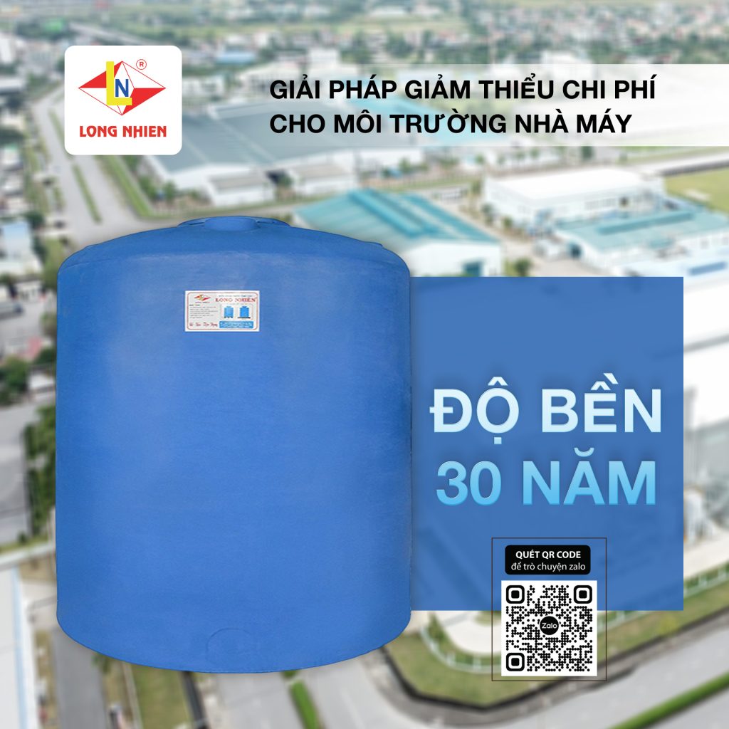 Chọn bồn nhựa công nghiệp - 06 yếu tố cần cân nhắc